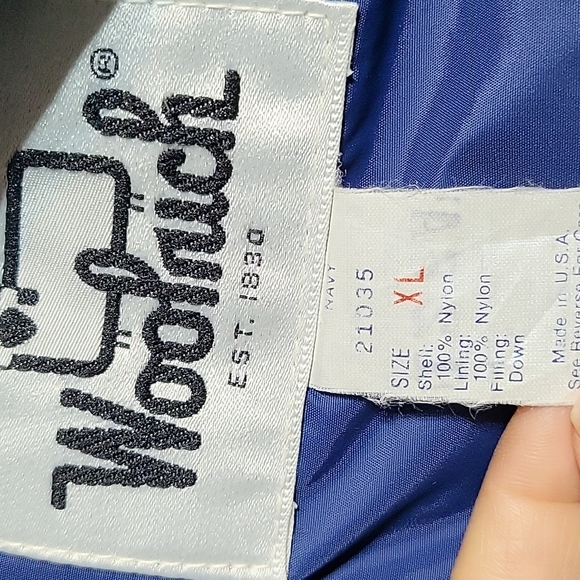 Woolrich Blue Puffer Vest - Picture 7 of 7